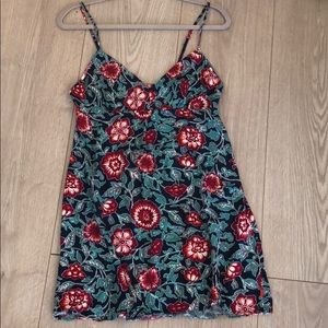 Floral Open Back Nightgown